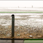 CLUB DE TIRO AL PLATO MONZON NEVANDO EN EL CAMPO DE TIRO